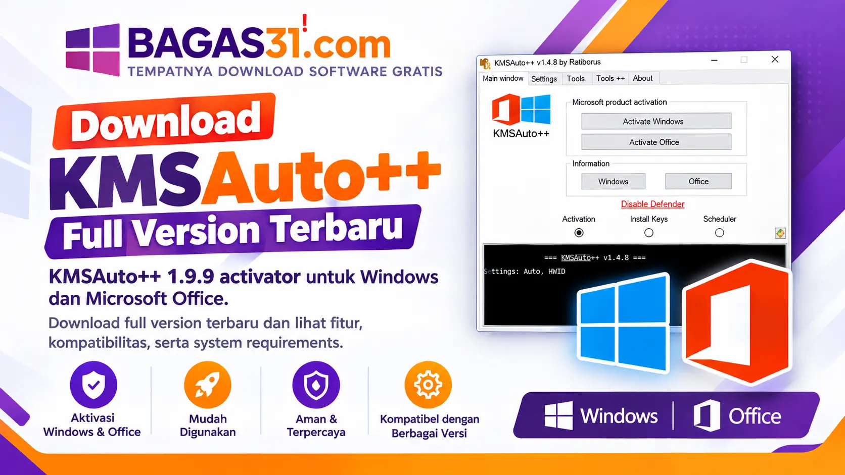 Download KMSAuto Plus Plus Full Version Terbaru