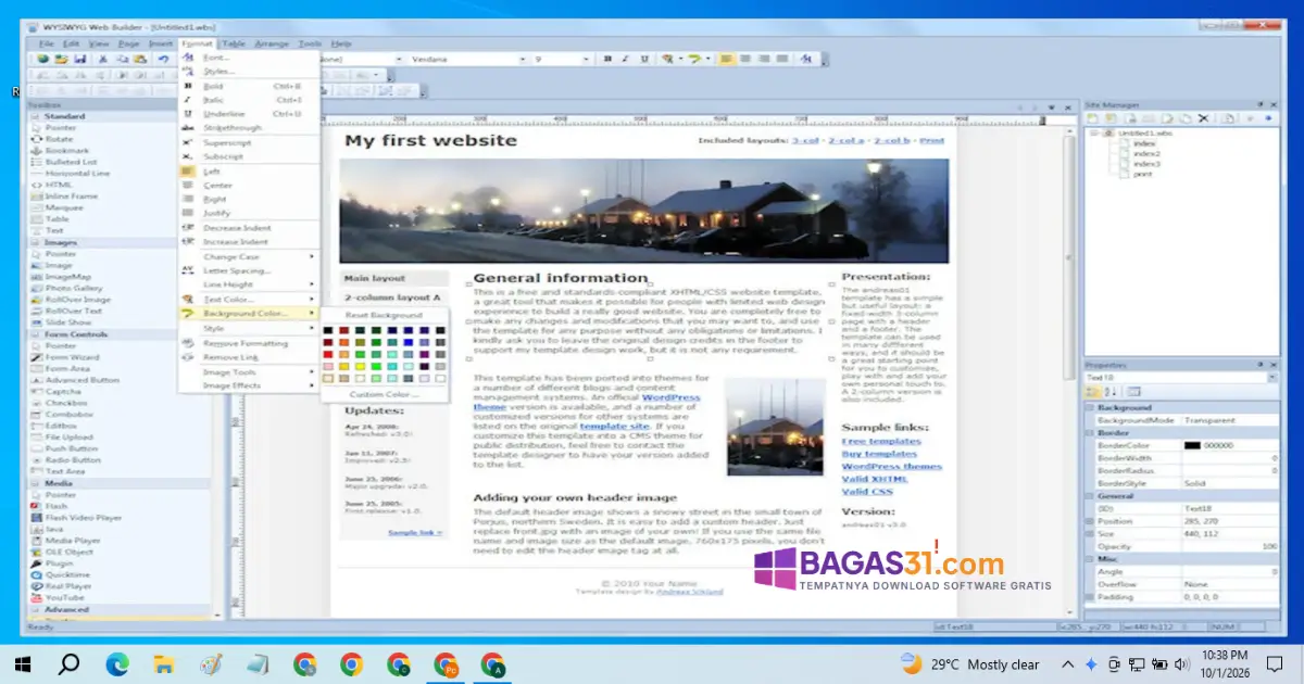 Download WYSIWYG Web Builder Full Version