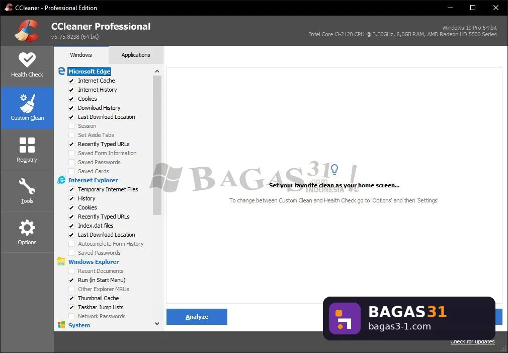 CCleaner - Download Gratis Full Version | Bagas31