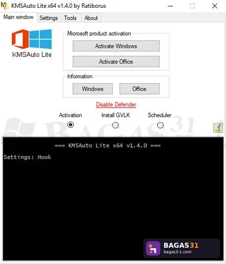KMSAuto Lite Activator - Download Gratis Full Version | Bagas31