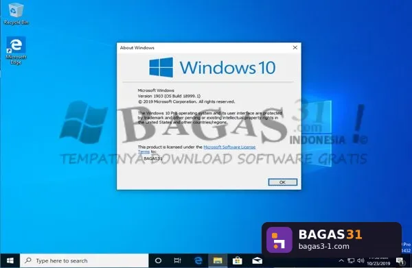 Windows 10 AIO 20H1 Maret - Download Gratis Full Version | Bagas31