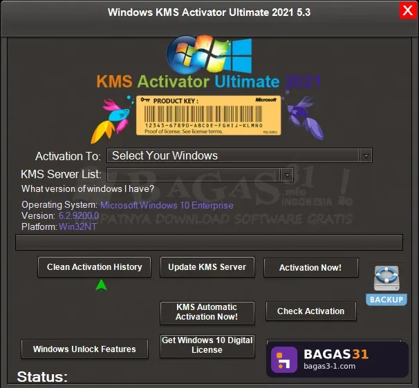 Windows KMS Activator Ultimate - Download Gratis Full Version | Bagas31