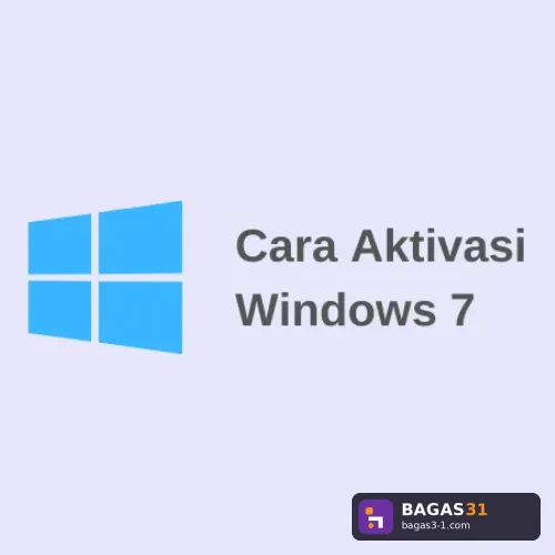 Cara Aktivasi Windows 7