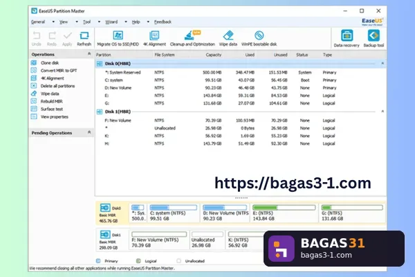 EaseUS Partition Master - Download Gratis Full Version | Bagas31