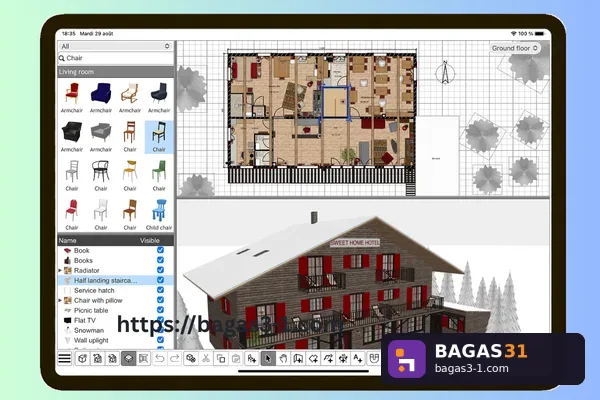 Sweet Home 3D - Download Gratis Full Version | Bagas31