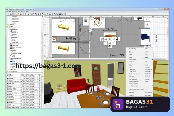 Sweet Home 3D - Download Gratis Full Version | Bagas31